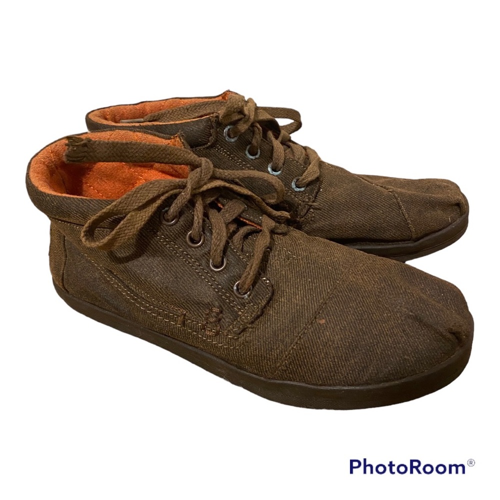 💫 Toms 7.5 Wide Lace up Shoes - Picture 3 of 11